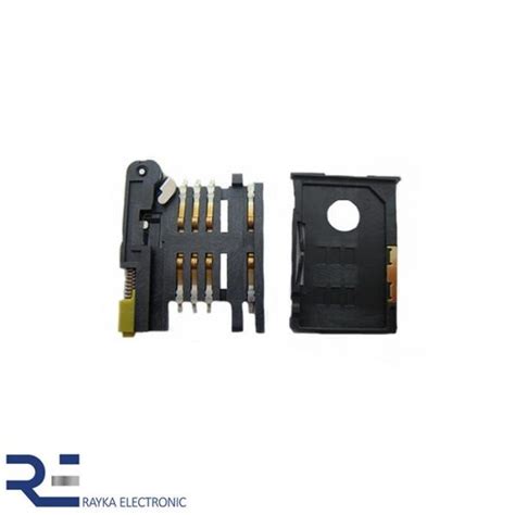 Sim Card Socket 8pin C716 Push Push رایکا الکترونیک