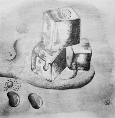 Ice Cube Melting Drawing at PaintingValley.com | Explore collection of Ice Cube Melting Drawing