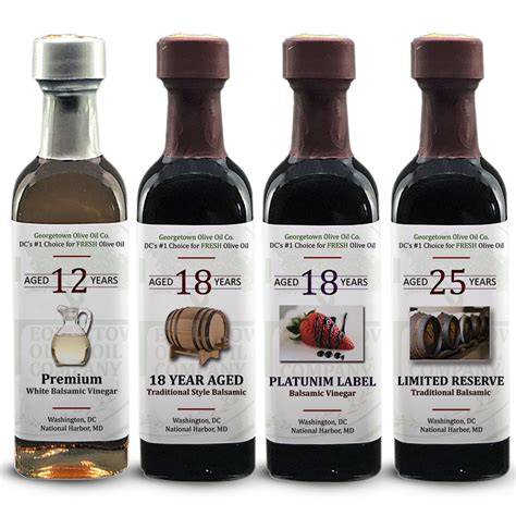 Aged Italian Balsamic Collection Georgetown Olive Oil Co