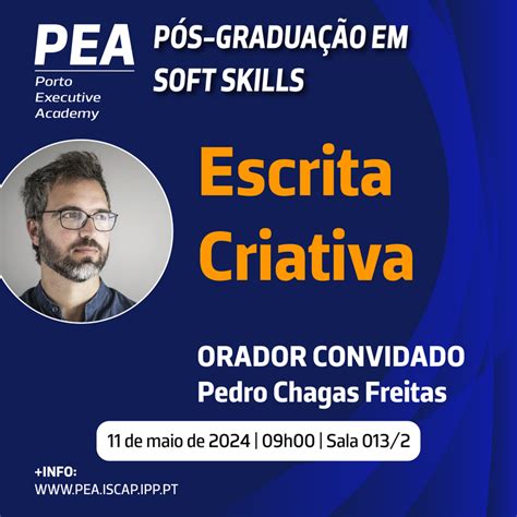 Seminário de Escrita Criativa com Pedro Chagas Freitas no ISCAP — ISCAP ...