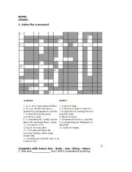 Vocabulary Activity By Othmone Chihab Tpt