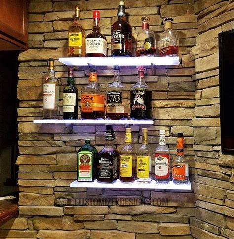 Lighted Back Bar Shelves Great For Home Bars Restaurants Bars