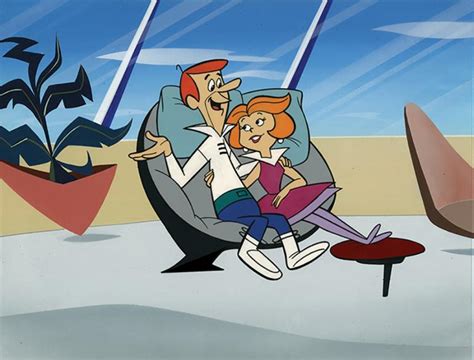 Sold At Auction George Jetson And Jane Jetson Production Cel On A