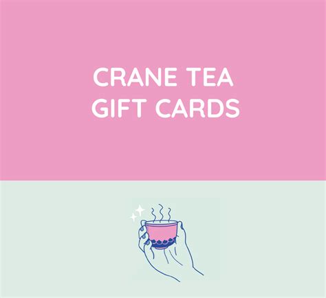 The Gift Card – Crane Tea