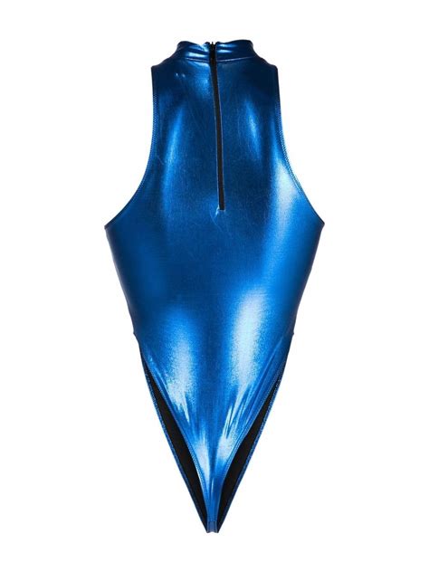 Maison Close Blue Angel String Bodysuit Farfetch