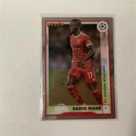 2022 23 SADIO MANE Topps Merlin UEFA Champions League 59 FC Bayern