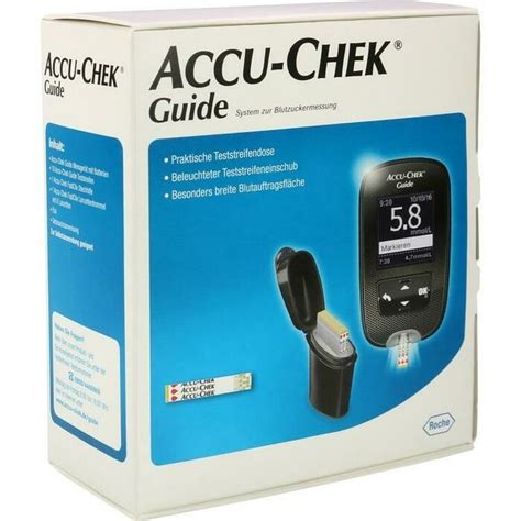 ACCU CHEK Guide Blutzuckermessgerät Set mmol l 1 St Diabetiker ABF