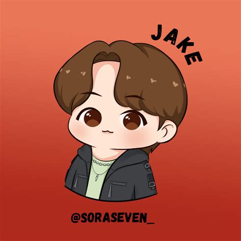 ENHYPEN Jake Chibi Cute Doodles Chibi Easy Drawings