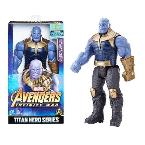 Avengers: Infinity War Titan Hero Series 12-Inch Thanos Action Figure with Titan Hero Power FX Port