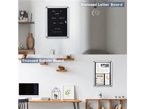 enclosed changeable letter board sign