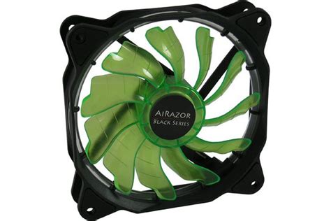 Ventilatori Lc Power Airazor Black Series Pwm Mm Green Led Lc Cf