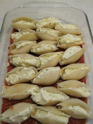 Life As A Lofthouse Food Blog Three Cheese Stuffed Shells Recipes