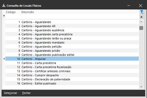 Como Informo A Localiza O F Sica Unit Ria De Um Processo No Saj Pg