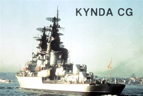 A Port Quarter View Of A Soviet Kynda Class Guided Missile Cruiser