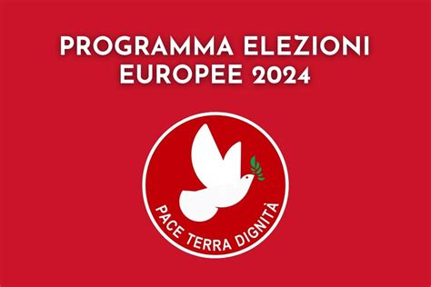 Elezioni Europee 2024 Programma Pace Terra Dignità E Proposte Disabilità