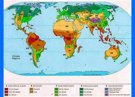 Pembagian Wilayah Iklim Menurut Koppen Web Sejarah