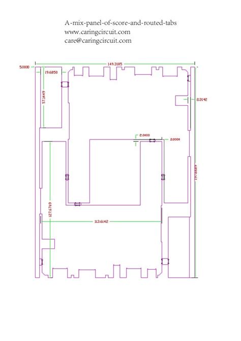 Pcb panel design examples