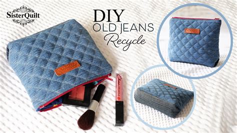 Diy Old Jeans Recycle Tutorial Ep162 Youtube