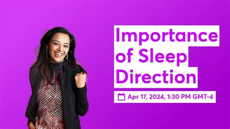 Importance Of Sleep Direction Youtube