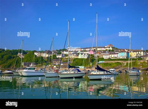 The Harbour At New Quay Cardigan Bay Wales United Kingdom Europe