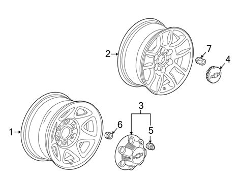 Chevrolet Tahoe Wheel 84711928 Mcelveen Buick Gmc Summerville Sc