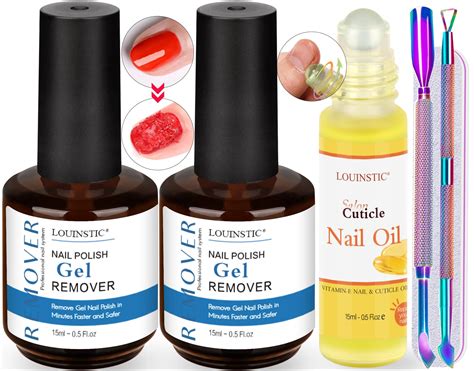 Morovan Gel Nail Polish Remover Kit Gel Polish Remover