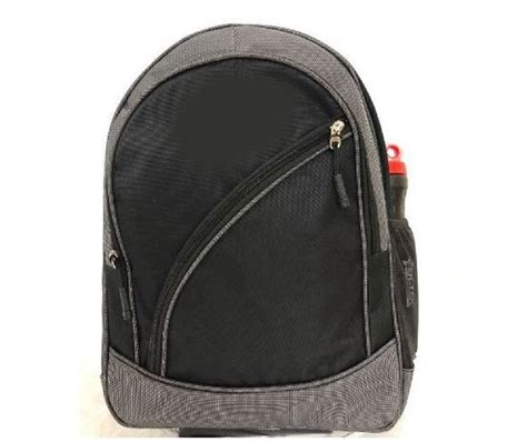 Matty Black Grey Laptop Backpack Number Of Compartments At Rs