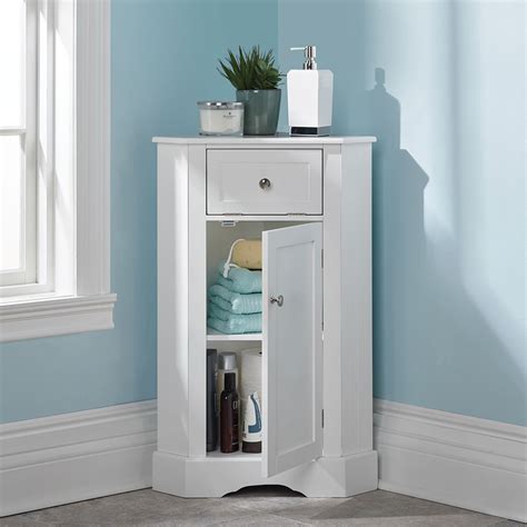 The Bathroom Corner Cabinet - Hammacher Schlemmer