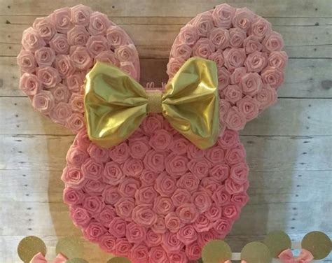 Princess Tiara Diaper Cake Baby Girl Pink Gold Crown Royal Etsy Minni