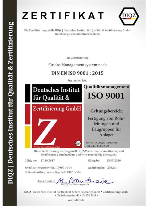 Akkreditierung und Zertifizierung Konformitätsbewertung nach ISO 17021