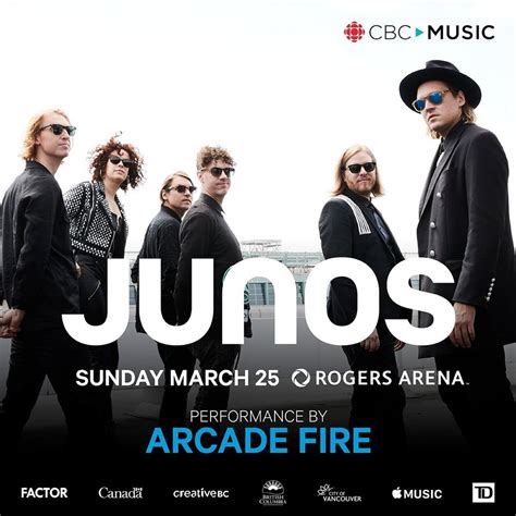 Arcade Fire Added To Juno Telecast Also To Receive Recognition Award