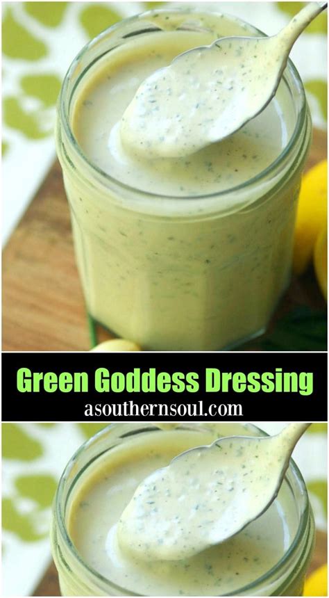 Green Goddess Dressing Made With Fresh Herbs Is A Classic Recipe For