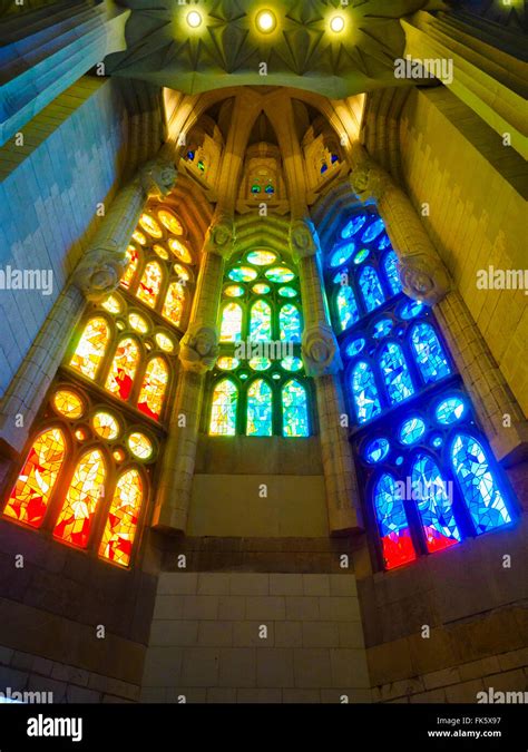 The Baslica I Temple Expiatori De La Sagrada Famlia Designed By