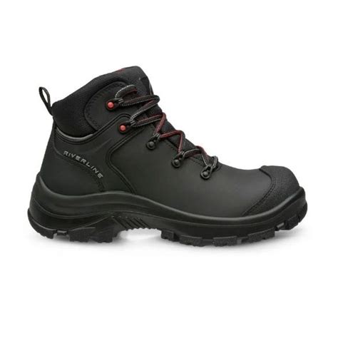 Bota Industrial Riverline Modelo Attitude Color Negro