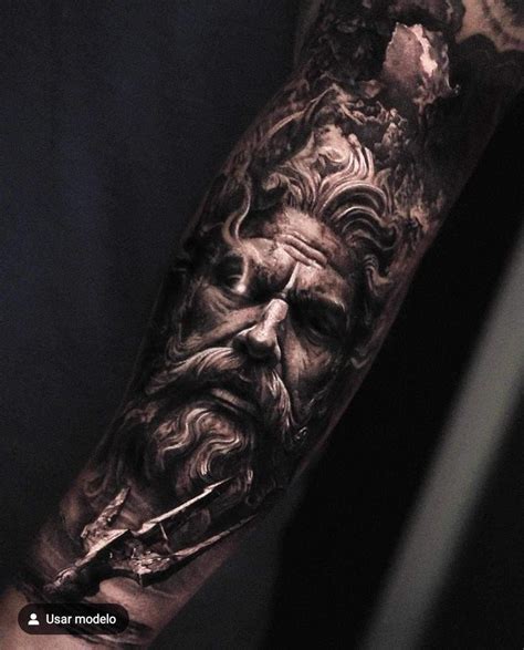 Pin On Mitologia Greek Tattoos Arm Tattoos For Guys Forearm Zeus Tattoo