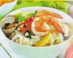 Cara Menciptakan Bubur Nasi Seafood Komplit Ala