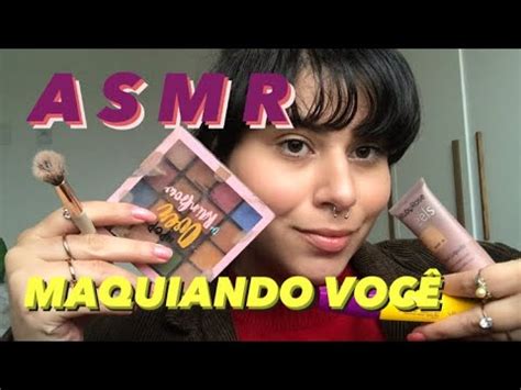 ASMR MAQUIANDO VOCÊ MAS EU ESTOU PRESSA