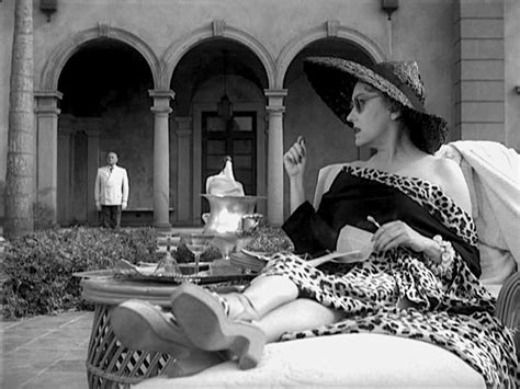 Gloria Swanson Relaxing By Her Pool In Sunset Boulevard” 1950