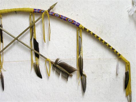 Native American Navajo Made Laced Chief Bow – BM03