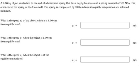 Solved A 6.00-kg object is attached to one end of a | Chegg.com