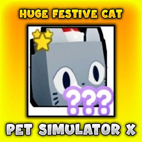 Huge Festive Cat Pet Simulator X Pozna Kup Teraz Na Allegro Lokalnie