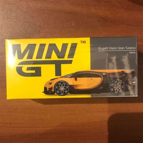 Jual Mini Gt Minigt Bugatti Vision Gran Turismo Yellow Shopee