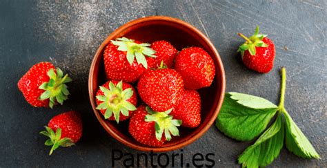 Fresas Datos De Nutrición Y Beneficios Para La Salud Pantori