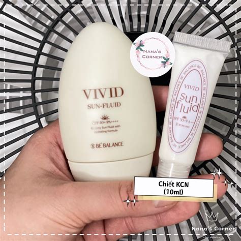 Mẫu Mới Kem Chống Nắng Be balance Vivid Sun Fluid Tone Up Shopee