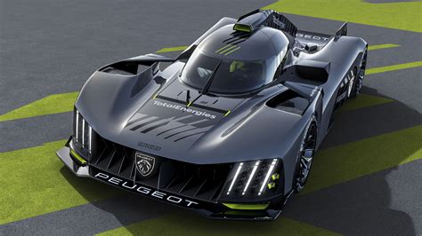 The Peugeot 9x8 Le Mans Hypercar Does Without A Rear Wing Top Gear