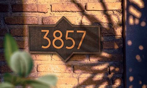 Modern Address Plaques New Contemporary Collection
