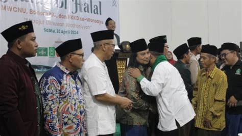 Halal Bihalal Nu Di Sidoarjo Bangun Sinergi Dengan Puluhan Kades Nu