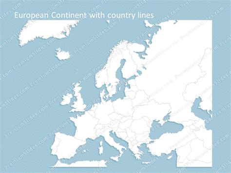 Editable Map Of Europe – Map Vector