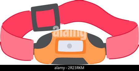 Man Headlamp Flashlight Cartoon Vector Illustration Stock Vector Image