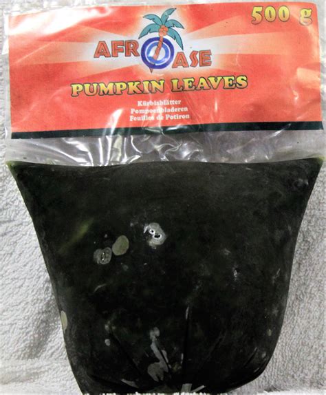 Afro Ase Pumpkin Leaves 500g Afro Euro Afryka Shop